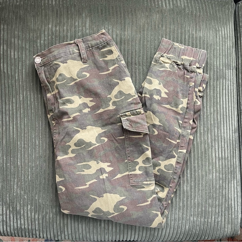 Camo Cargo jogger pants